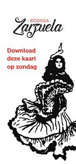 Zarzuela kaart op zondag